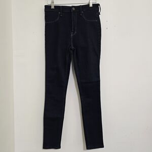 ABERCROMBIE & FITCH size 26 Simone High Rise Jean Legging Dark Wash Blue